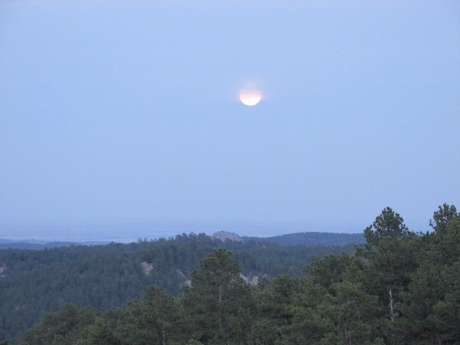 View from Mount Rushmore