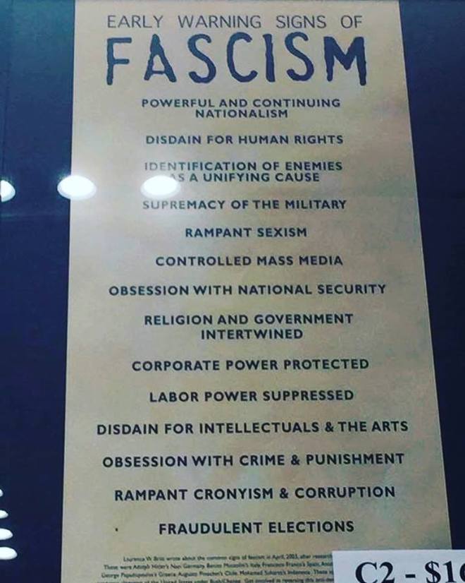 fascism poster