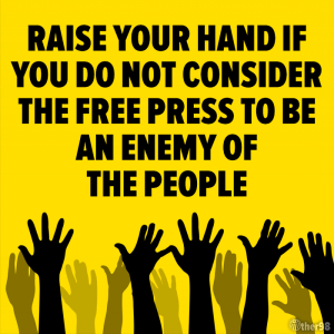 Free press not the enemy